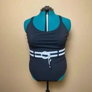 Black Belted Swimsuit 🌊